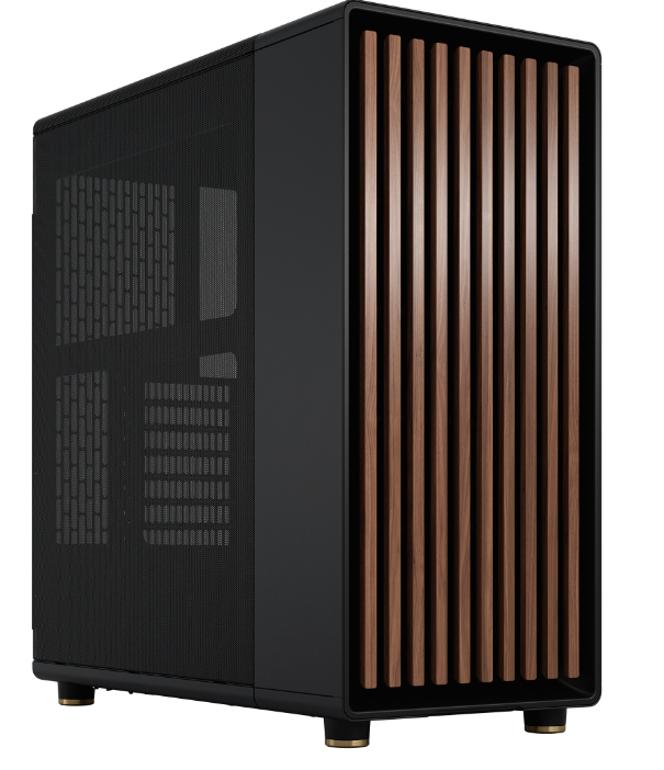 Fractal Design North Charcoal Black MidiTower Gehäuse, ohne Netzteil Fractal Design North Charcoal Black MidiTower Gehäuse, ohne Netzteil
