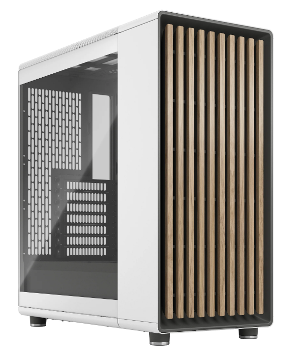 Fractal Design North Chalk White TG Clear MidiTower Gehäuse, ohne Netzteil Fractal Design North Chalk White TG Clear MidiTower Gehäuse, ohne Netzteil