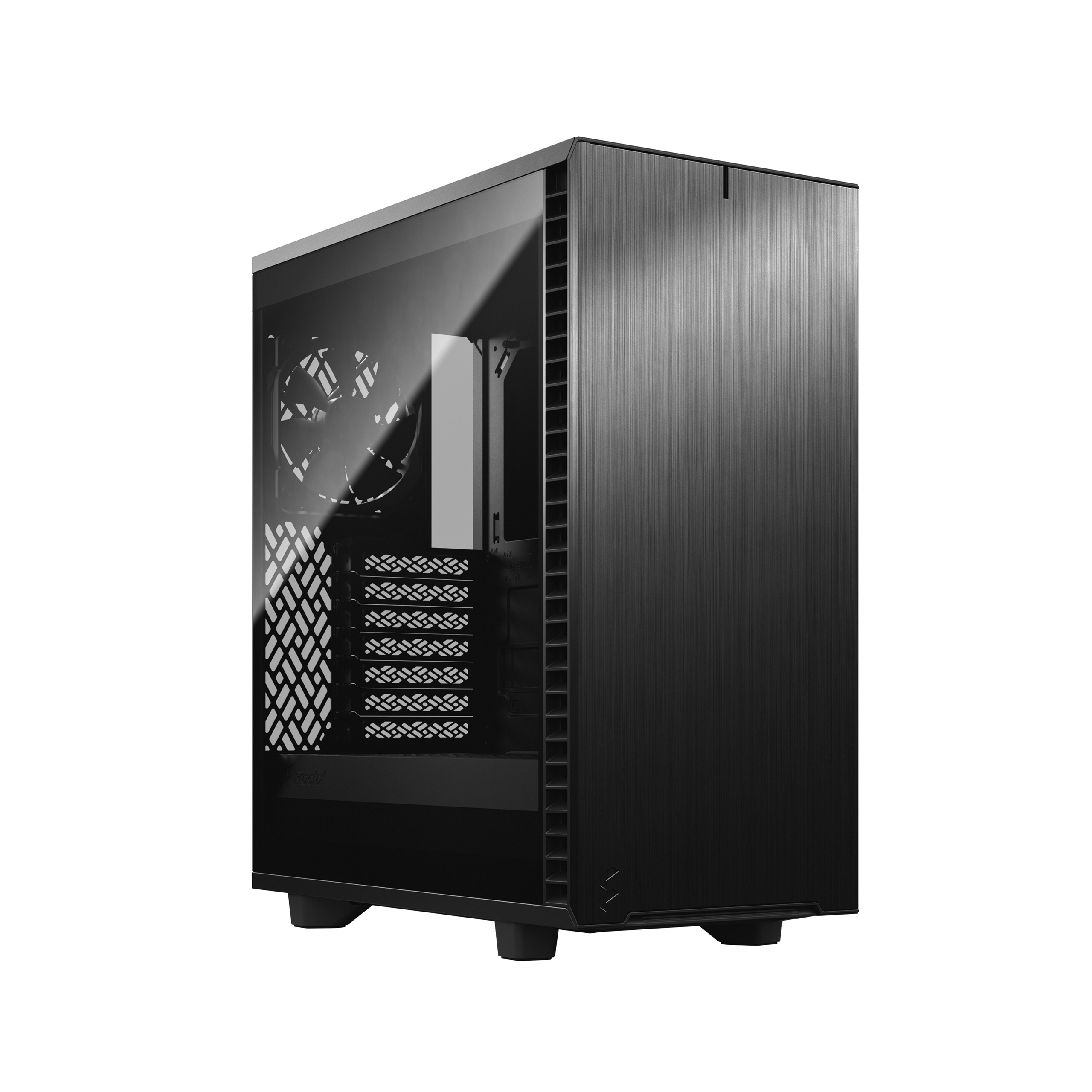 Fractal Design DEFINE 7 Compact Black Dark TG MidiTower Gehäuse, ohne Netzteil Fractal Design DEFINE 7 Compact Black Dark TG MidiTower Gehäuse, ohne Netzteil