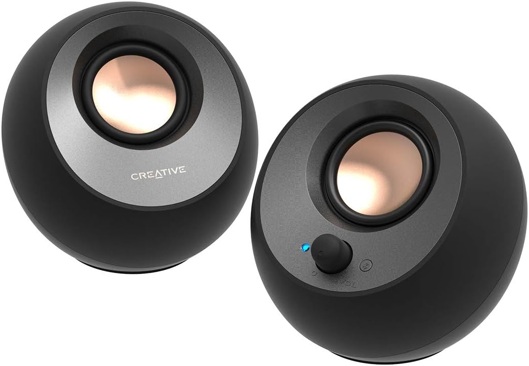 Creative Aktivbox Pebble V3 Bluetooth und USB-C, schwarz Creative Aktivbox Pebble V3 Bluetooth und USB-C, schwarz