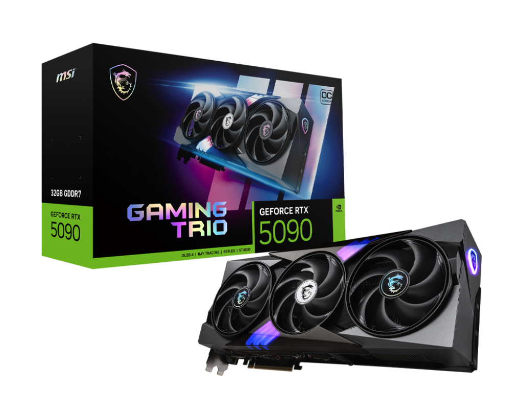MSI GeForce RTX 5090 Gaming Trio OC 32GB DDR7, HDMI / 3xDP, PCIe 5.0