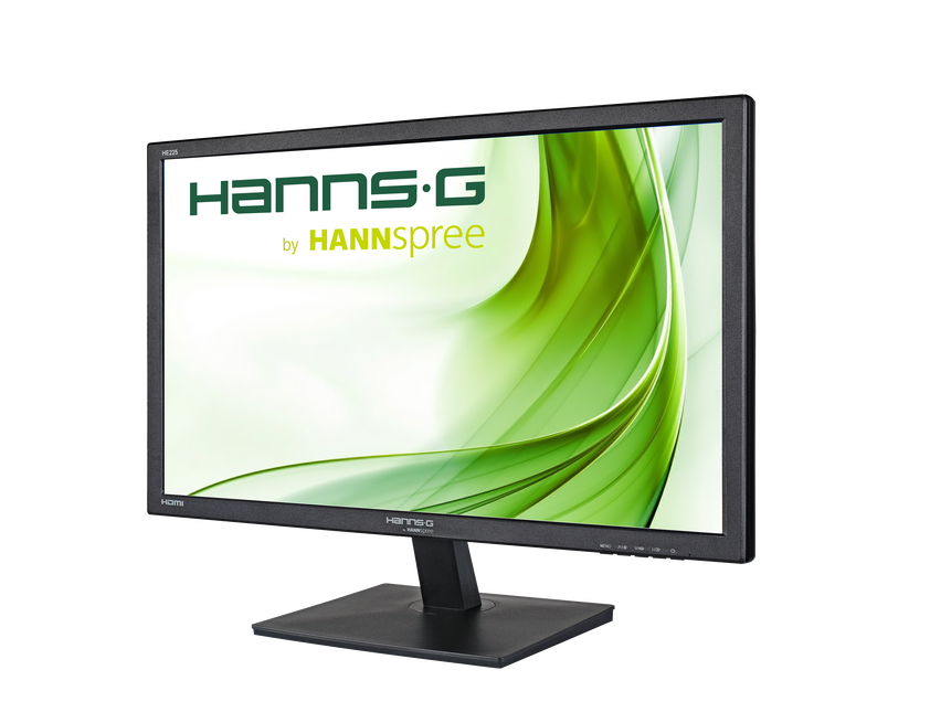 Hanns.G HE225DPB LED TFT 54,6cm (21,5 Zoll) 40Mio:1 DVI / VGA / LS 5ms 250cd/m², schwarz