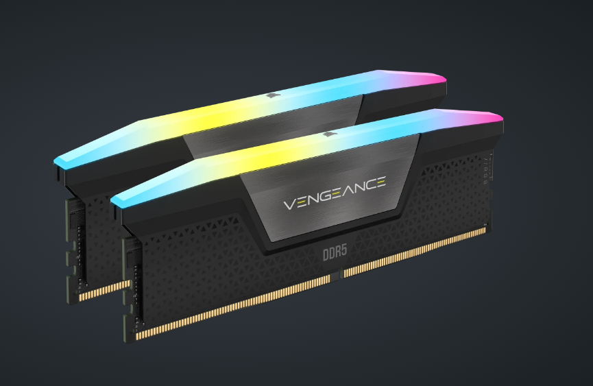 DDR5 RAM Corsair Vengeace RGB Black 32GB (2x16GB) PC 6000 CL36 DDR5 RAM Corsair Vengeace RGB Black 32GB (2x16GB) PC 6000 CL36