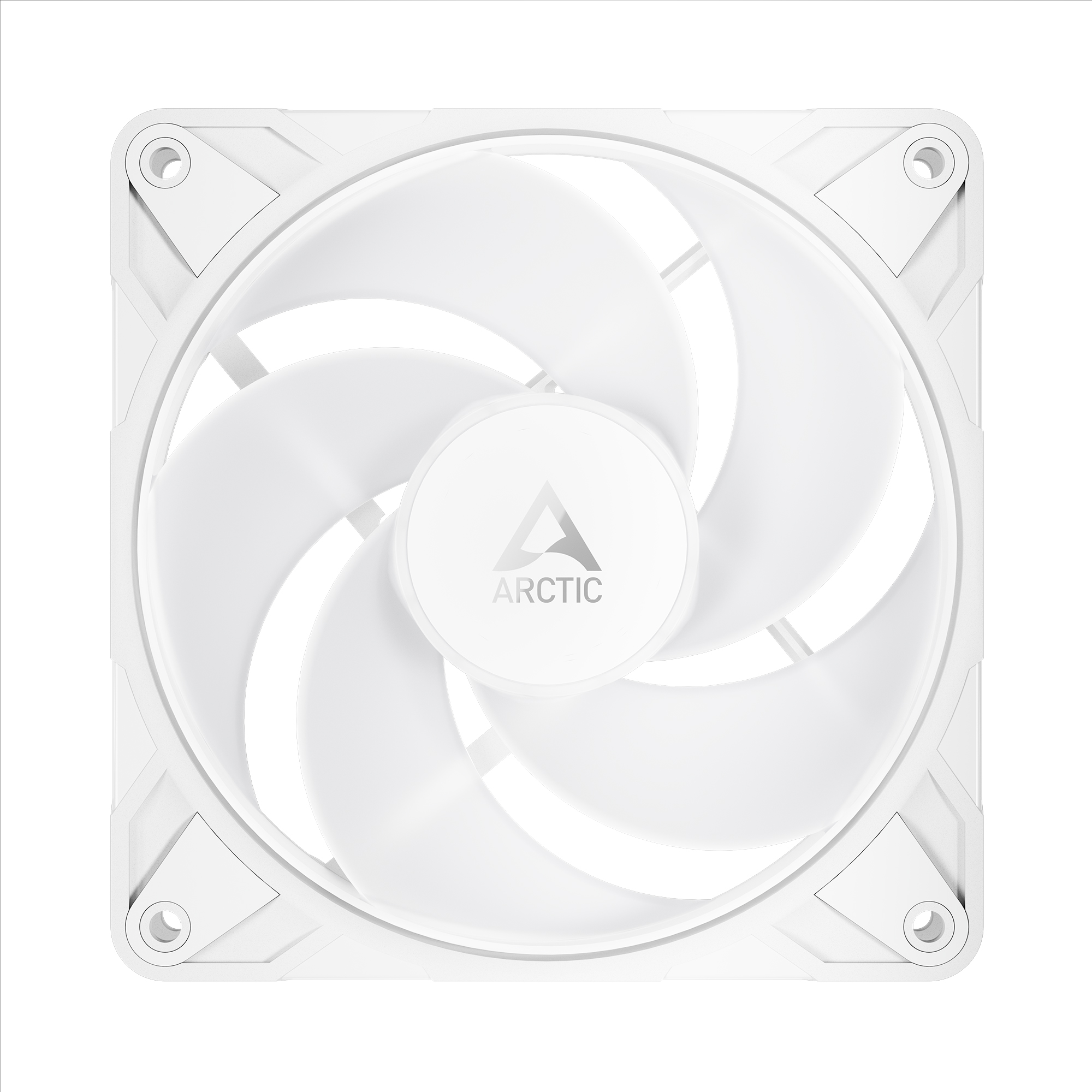 Arctic P12 Pro Reverse A-RGB 3-Pack PC-Lüfter 120x120x25mm 4-pol. PWM-Stecker, weiß