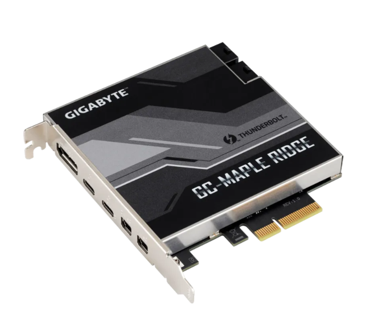 Gigabyte Intel Thunderbolt 4 Certified add-in card 1xDP 2xMini DP 2xThunderbolt