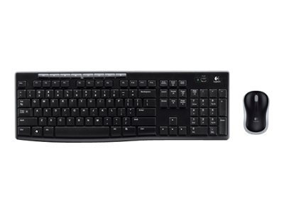 Logitech Wireless Combo MK270 Tastatur & Maus USB Funk, deutsch, schwarz Logitech Wireless Combo MK270 Tastatur & Maus USB Funk, deutsch, schwarz