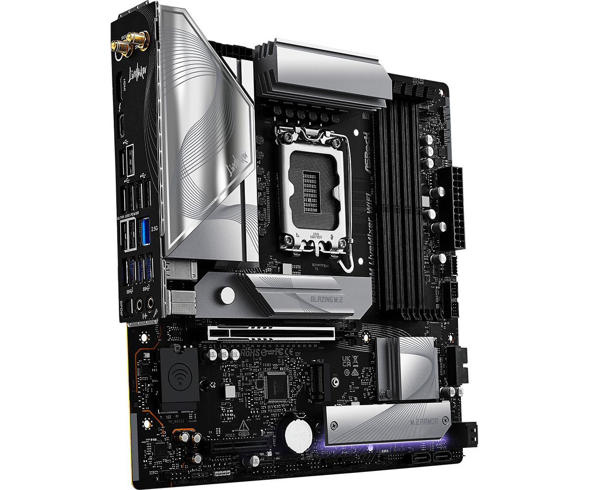 ASRock B860M LiveMixer WiFi DDR5 Intel S1851 retail