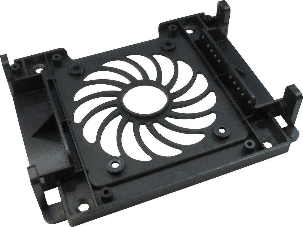 Einbaurahmen für 1x 2,5"/3.5" HDD/SSD auf 5.25", Universal für PC-Gehäuse, intern Einbaurahmen für 1x 2,5"/3.5" HDD/SSD auf 5.25", Universal für PC-Gehäuse, intern