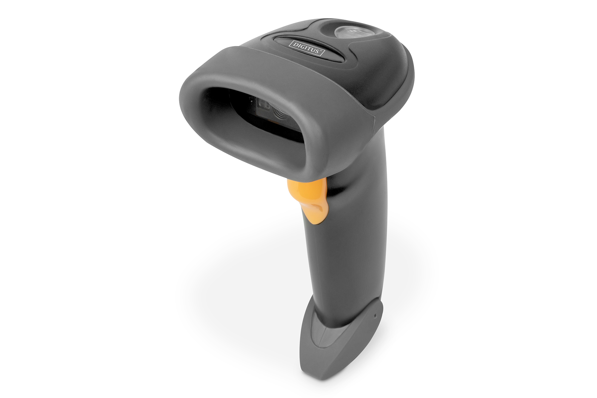 DIGITUS 2D Barcode Scanner bi-directional 200 Scans/sek 2m USB-RJ45 Kabel mit Halterung DIGITUS 2D Barcode Scanner bi-directional 200 Scans/sek 2m USB-RJ45 Kabel mit Halterung