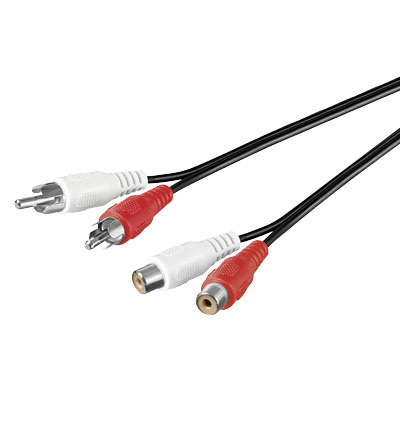 Multimedia Verlängerungskabel Audio 10 Meter 2x Cinch-Stecker / 2x Cinch-Kupplung Multimedia Verlängerungskabel Audio 10 Meter 2x Cinch-Stecker / 2x Cinch-Kupplung