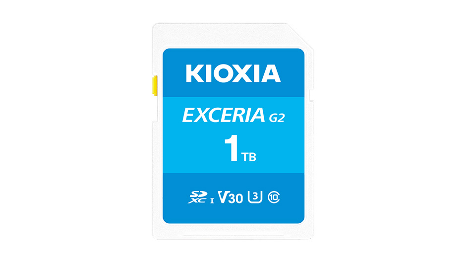 Kioxia LNEX2L001TG4, 1 TB, SDXC, Klasse V30, UHS-I, 100 / 50 MB/s
