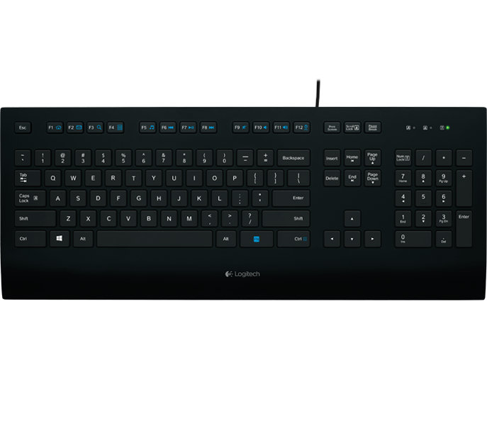 Logitech Keyboard K280e Tastatur for Business USB, deutsch, schwarz Logitech Keyboard K280e Tastatur for Business USB, deutsch, schwarz