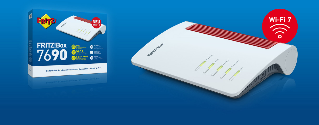 AVM Fritz!Box 7690 ADSL2+/VDSL Router / TK / VoIP / 2.5-GLAN / Wi-Fi 7 / USB AVM Fritz!Box 7690 ADSL2+/VDSL Router / TK / VoIP / 2.5-GLAN / Wi-Fi 7 / USB
