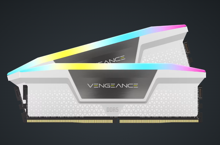 DDR5 RAM Corsair Vengeace RGB White 32GB (2x16GB) PC 6400 CL32