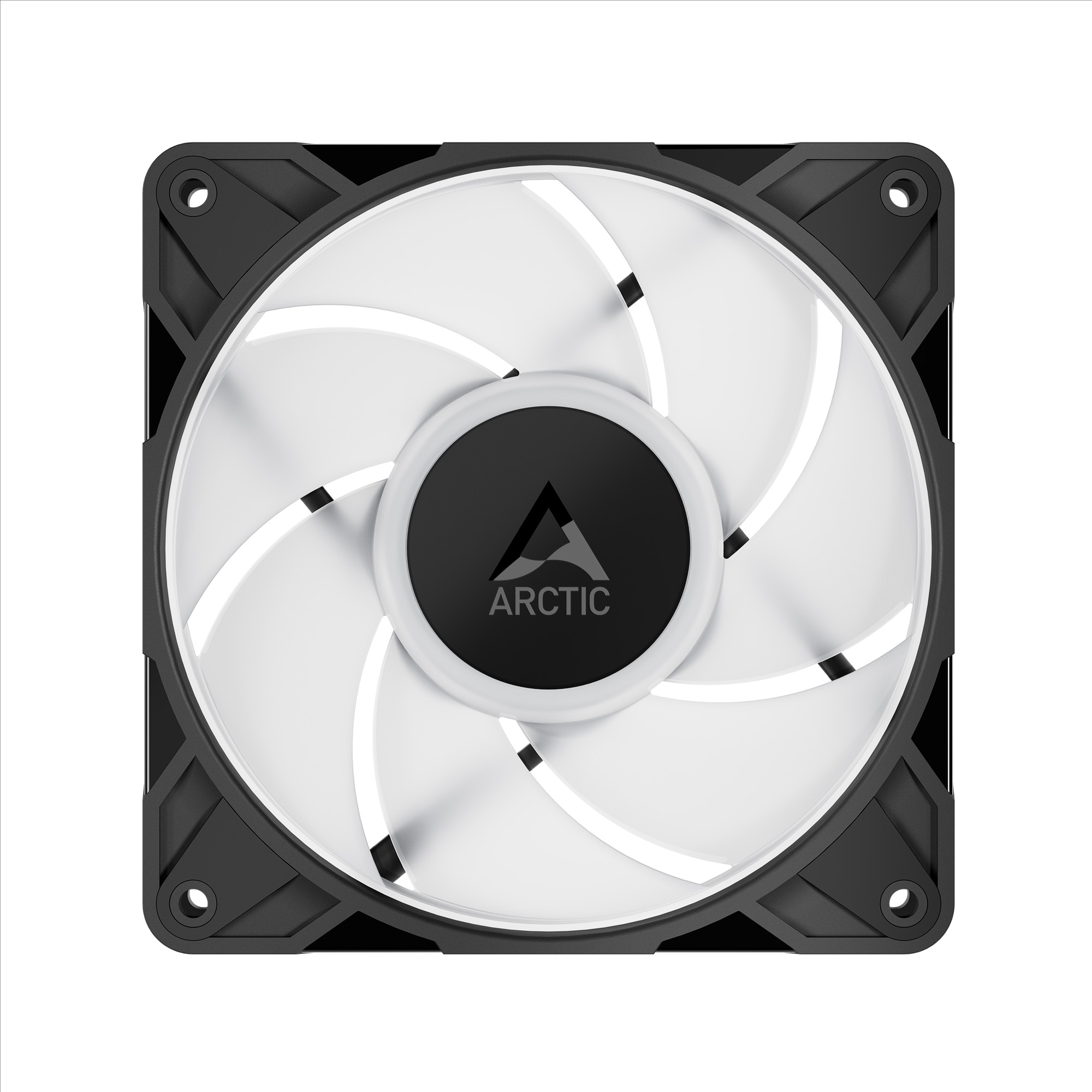 Arctic P12 Pro A-RGB 3-Pack PC-Lüfter 120x120x25mm 4-pol. PWM-Stecker, schwarz
