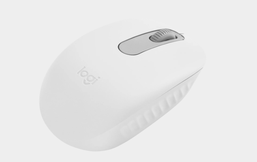 Logitech M196 Bluetooth Mouse, Scrollrad, off-white