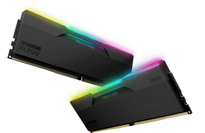DDR5 RAM KLEVV Cras V RGB Obsidian Black 32GB (2x16GB) PC 6000 CL28