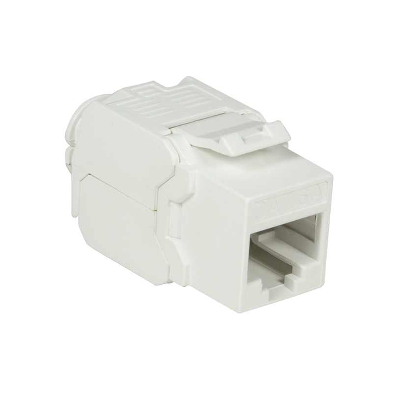 Keystone Jack RJ45 Cat.6A UTP EconLine, 16.5mm 22-24 AWG Keystone Jack RJ45 Cat.6A UTP EconLine, 16.5mm 22-24 AWG