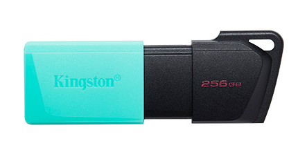 Kingston DataTraveler Exodia M  USB-Stick 256GB USB 3.2, Schwarz/Türkis