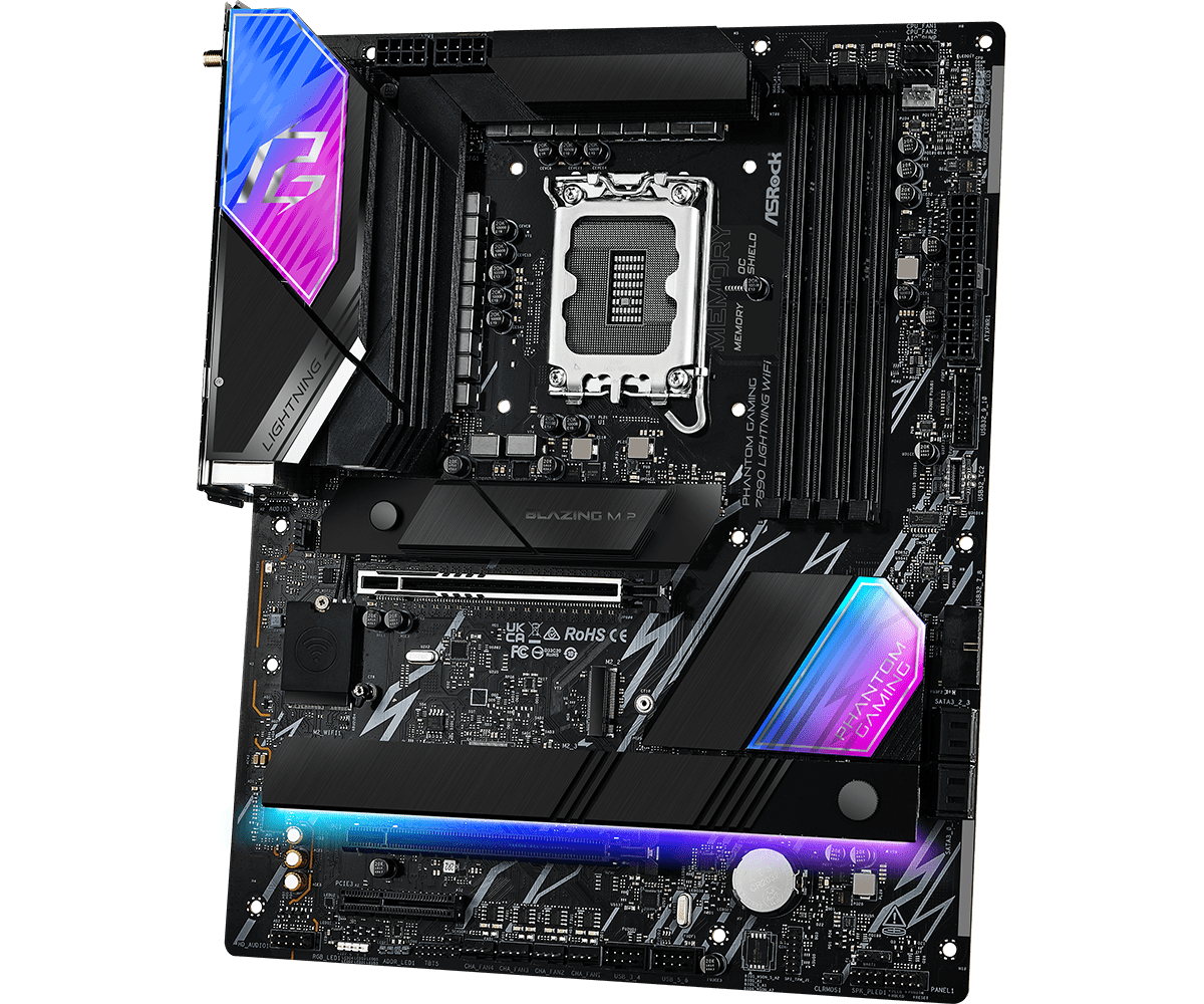 ASRock Z890 Lightning WiFi Sockel 1851, 4xDDR5  HDMI / 2xTB / 4x M.2 / ATX