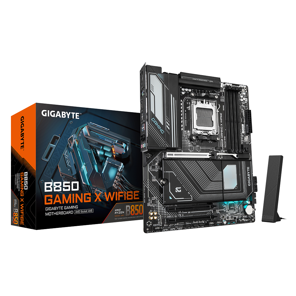Gigabyte B850 Gaming X WiFi6E Socket AM5 4xDDR5 HDMI / USB-C / Wifi / 3xM.2 ATX Gigabyte B850 Gaming X WiFi6E Socket AM5 4xDDR5 HDMI / USB-C / Wifi / 3xM.2 ATX