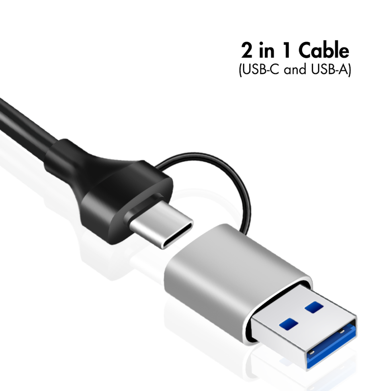 USB C/RJ45 LAN-Konverter bis 2.5Gbits - USB 3.0 Typ C-Stecker > RJ45 Buchse Gigabit Ethernet Netzwerkadapter 10/100/1000Mbps