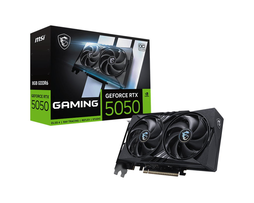 MSI nVidia RTX 5050 Gaming OC 8GB DDR6 HDMI / 3xDP, PCIe 4.0