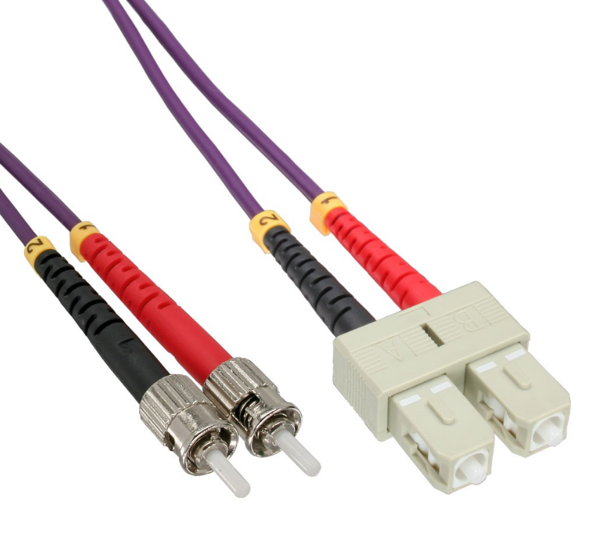 LWL Kabel 3m SC-ST 50/125µ OM4 Duplex LWL Kabel 3m SC-ST 50/125µ OM4 Duplex