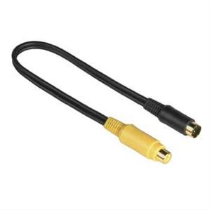 S-VHS Cinch Adapterkabel 1x S-VHS Stecker 4-polig / 1x Cinch-Stecker, 1 Meter S-VHS Cinch Adapterkabel 1x S-VHS Stecker 4-polig / 1x Cinch-Stecker, 1 Meter