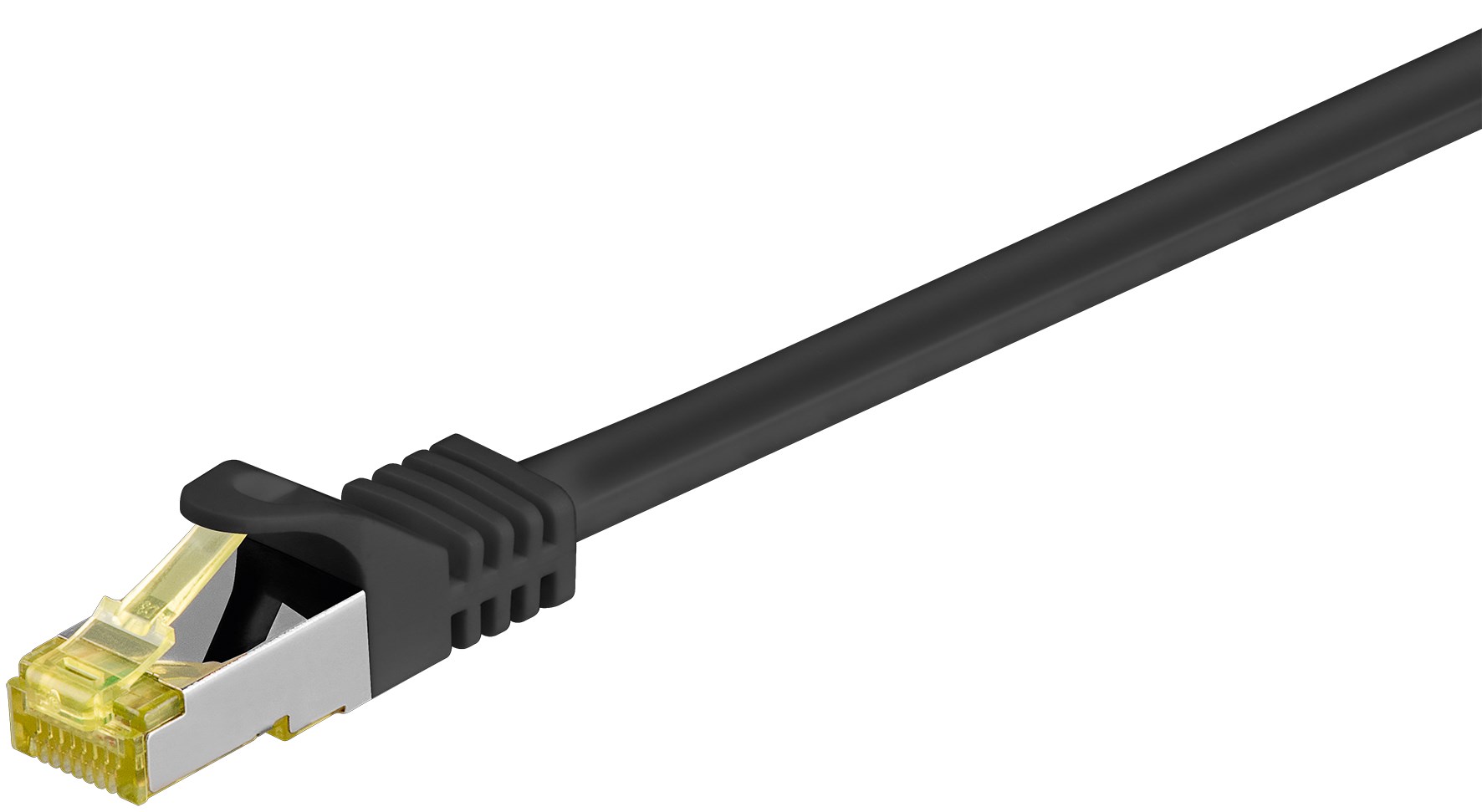 Netzwerk Patchkabel 1m, schwarz 2xRJ45 Cat. 6A Stecker S/FTP PIMF Netzwerk Patchkabel 1m, schwarz 2xRJ45 Cat. 6A Stecker S/FTP PIMF