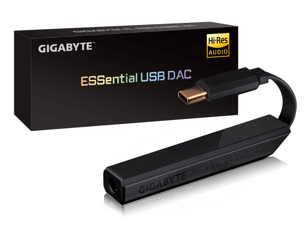 USB C DAC Gigabyte GP-JODY ESSential USB DAC