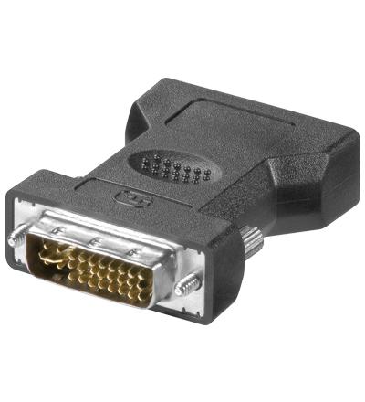 DVI - VGA Adapter 1x DVI Stecker / 1x VGA Buchse HD 15-polig DVI - VGA Adapter 1x DVI Stecker / 1x VGA Buchse HD 15-polig