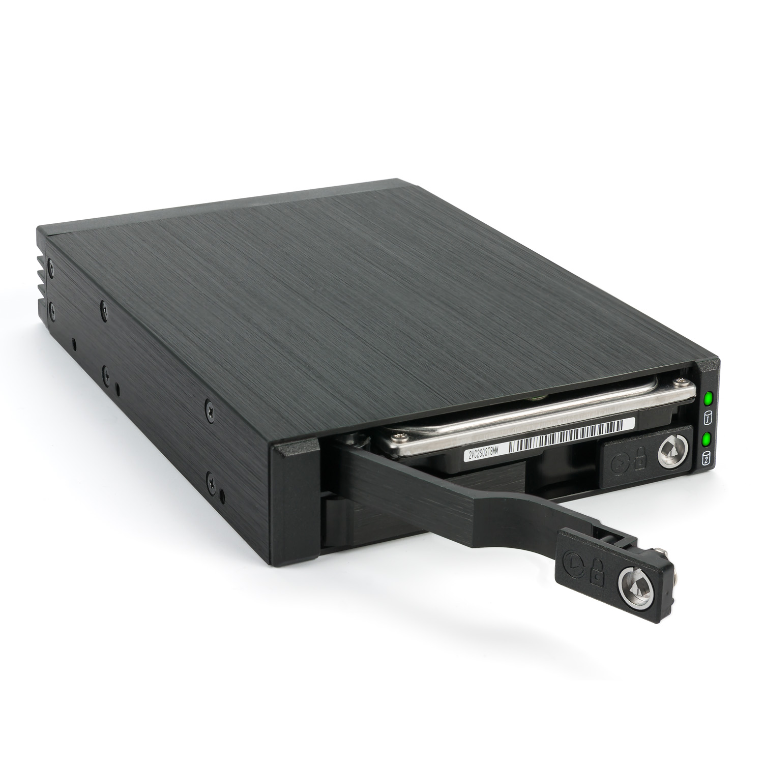Fantec MR-25DUAL 2,5Zoll SATA + SAS HDD/SSD Wechselrahmen schwarz fuer 6,4cm 2,5Zoll HDD oder SSD in einem 8,9cm 3,5Zoll Einschub Fantec MR-25DUAL 2,5Zoll SATA + SAS HDD/SSD Wechselrahmen schwarz fuer 6,4cm 2,5Zoll HDD oder SSD in einem 8,9cm 3,5Zoll Einschub