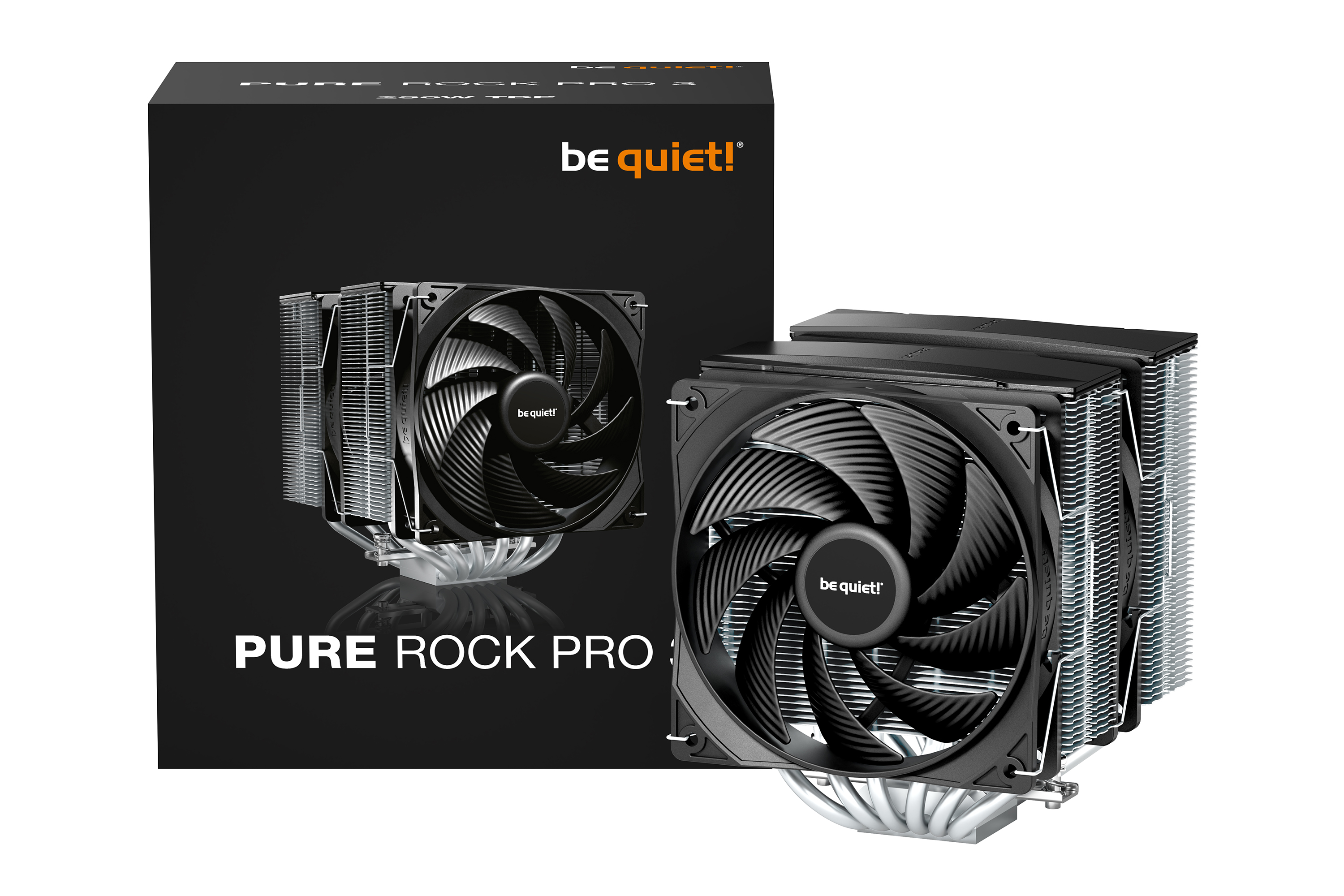 be quiet! Pure Rock Pro 3 CPU-Kühler für Intel und AMD Prozessoren