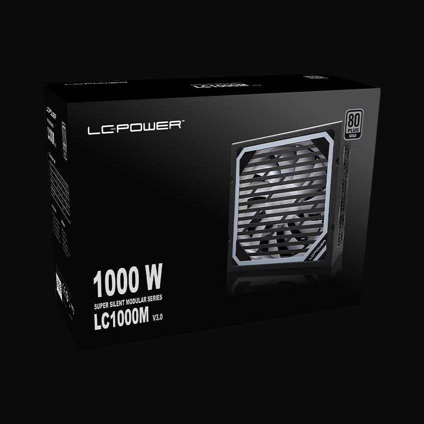 LC-Power LC1000M V3.0 1000W (80+ Gold) Modular PC-Netzteil ATX 3.0 / PCIe 5.0