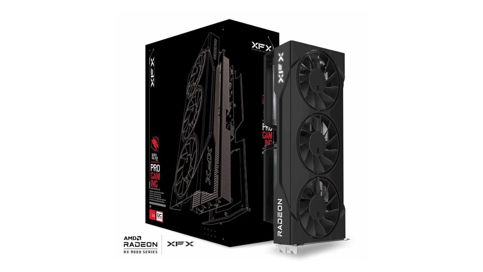 XFX Radeon RX 9060XT Swift Triple Fan OC Black 16GB DDR6, HDMI / 2xDP, PCIe 5.0 XFX Radeon RX 9060XT Swift Triple Fan OC Black 16GB DDR6, HDMI / 2xDP, PCIe 5.0