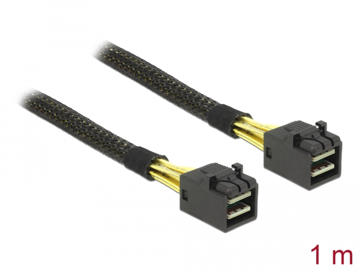 SAS Kabel DeLock Mini SAS HD -> Mini SAS HD St/St 1.00m SAS Kabel DeLock Mini SAS HD -> Mini SAS HD St/St 1.00m