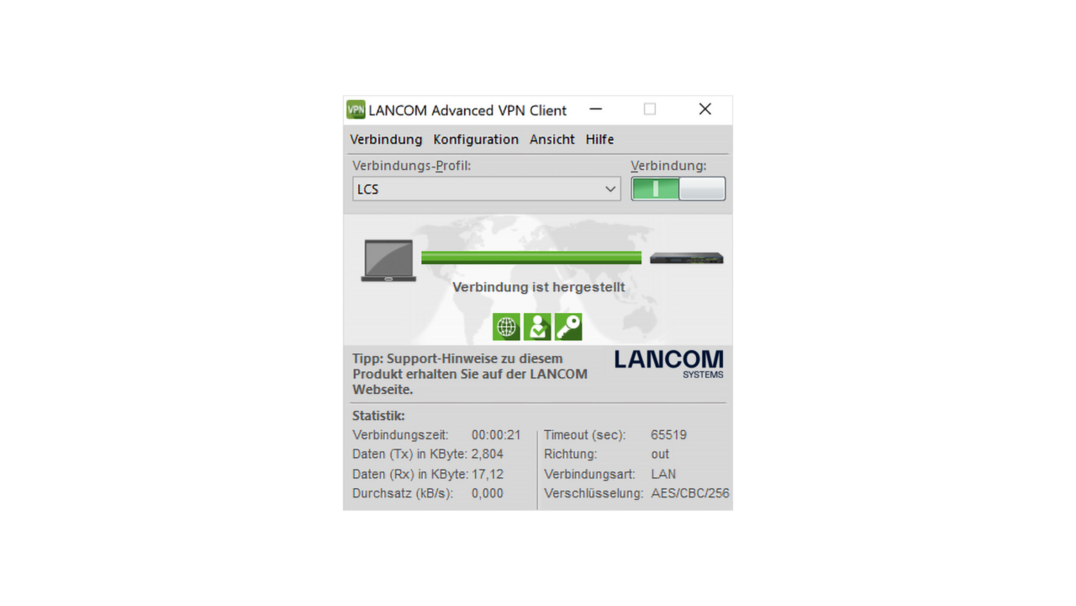 Lancom Advanced VPN Client Lizenz (Win) 61600-ESD Lancom Advanced VPN Client Lizenz (Win) 61600-ESD