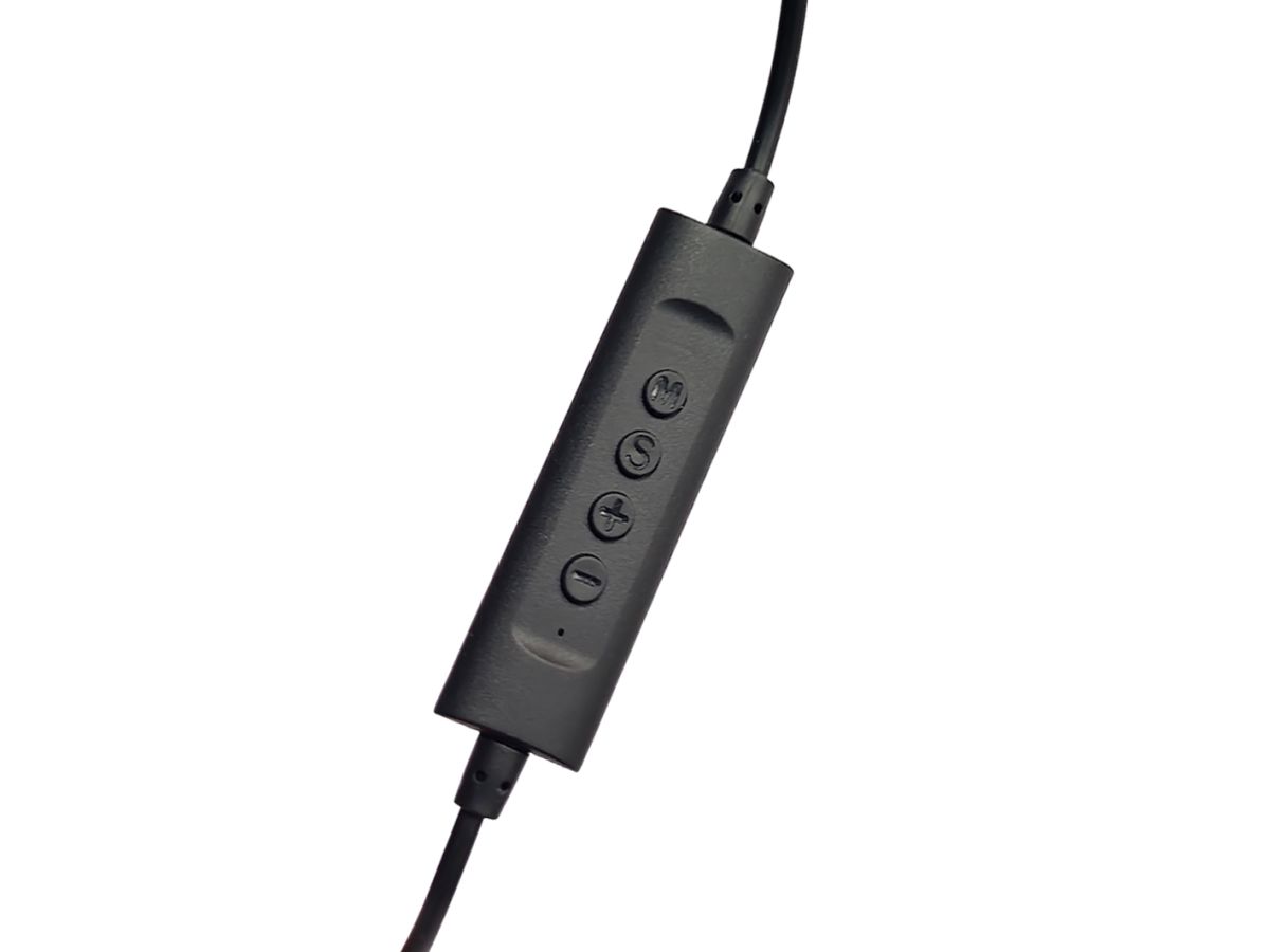 Conceptronic POLONA05C Stereo Headset USB-C mit FB am Kabel, schwarz
