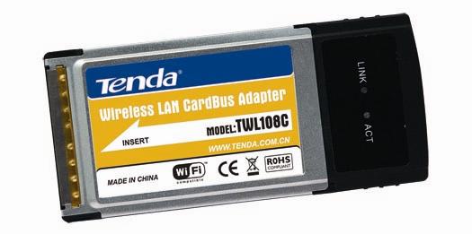 PCMCIA Cardbus WLAN 108Mbps 802.11 b/g Karte für Notebooks PCMCIA Cardbus WLAN 108Mbps 802.11 b/g Karte für Notebooks