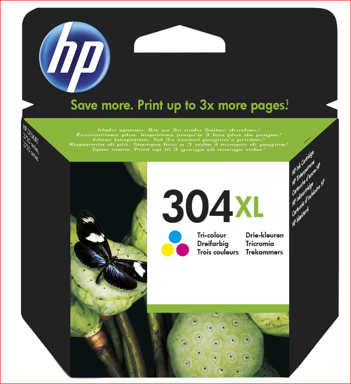 HP 304XL - N9K07AE Tintenpatrone für HP, dreifarbig HP 304XL - N9K07AE Tintenpatrone für HP, dreifarbig
