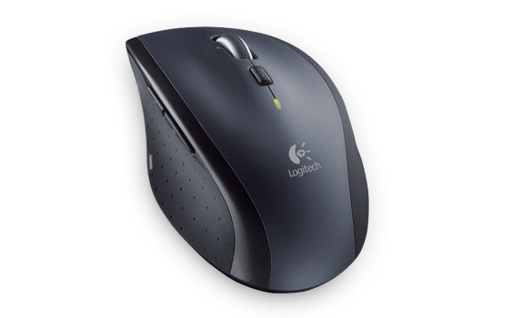 Logitech M705 Marathon Wireless Laser Mouse USB schwarz-grau Logitech M705 Marathon Wireless Laser Mouse USB schwarz-grau