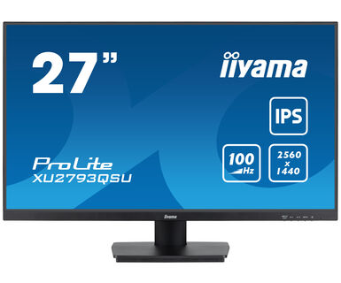 Iiyama ProLite XU2793QSU-B6 68.6cm (27") QHD 16:9 100Hz - 1ms, HDMI, DP, LS, schwarz