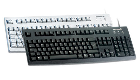 Cherry Classic Line G83-6105 LPNES-0 Tastatur PS/2, spanisch, hellgrau