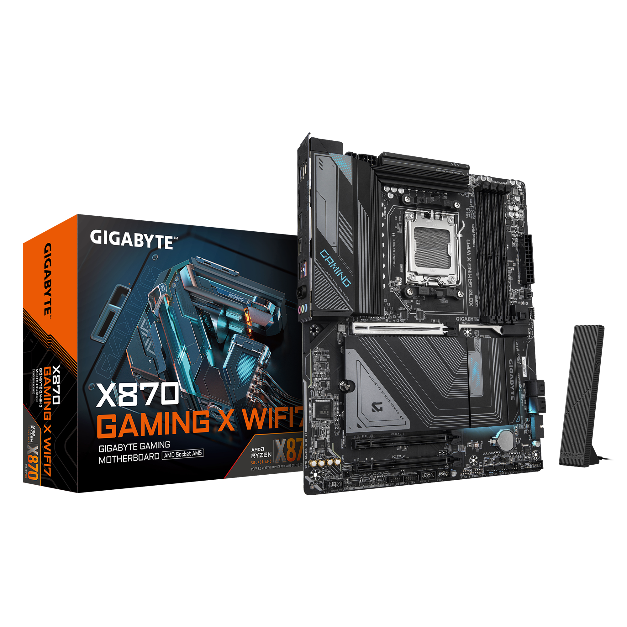 Gigabyte X870 Gaming X WiFi7 Socket AM5 4xDDR5 HDMI / USB-C / M.2, ATX Gigabyte X870 Gaming X WiFi7 Socket AM5 4xDDR5 HDMI / USB-C / M.2, ATX