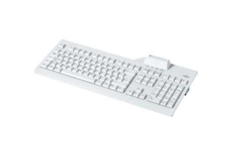 FUJITSU KB SCR2 NL SmartCard keyboard class 2 reader, Niederländisch, grau FUJITSU KB SCR2 NL SmartCard keyboard class 2 reader, Niederländisch, grau