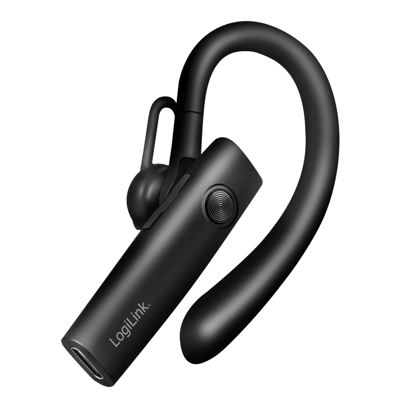Logilink Ohrclip Mono-Headset, BT 5.4 mit abnehmbaren Microfon