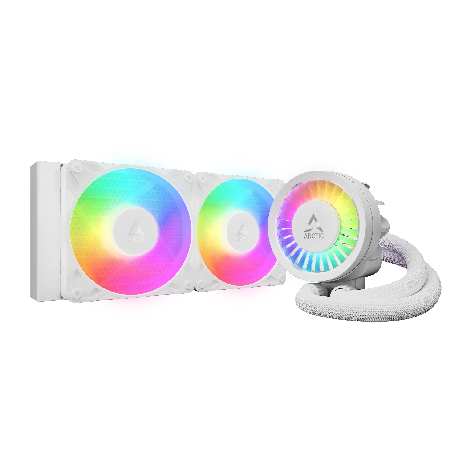 ARCTIC Liquid Freezer III Pro 240 ARGB White Wasserkühlung für Intel und AMD Prozessoren, 2x120mm Lüfter