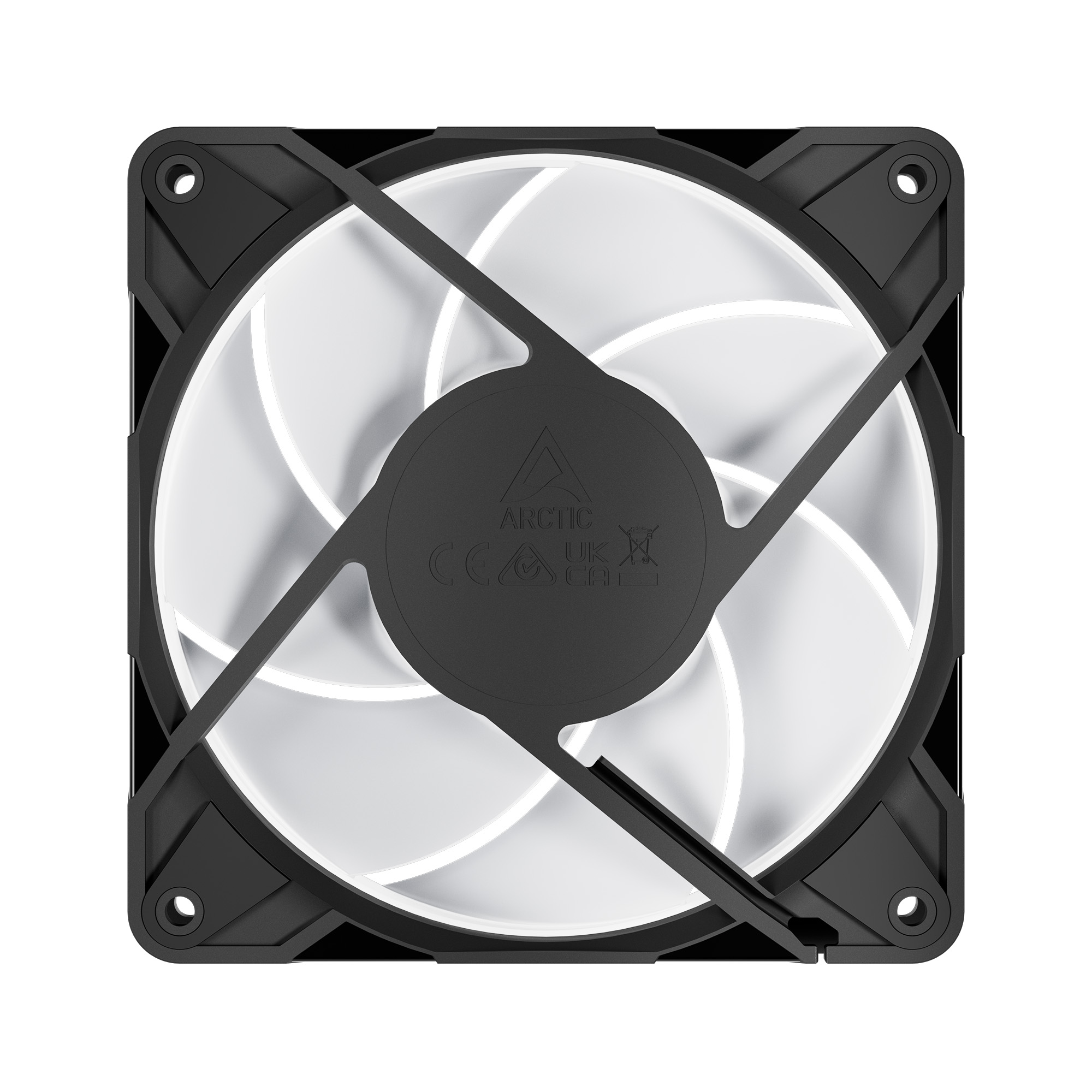Arctic P12 Pro A-RGB 3-Pack PC-Lüfter 120x120x25mm 4-pol. PWM-Stecker, schwarz