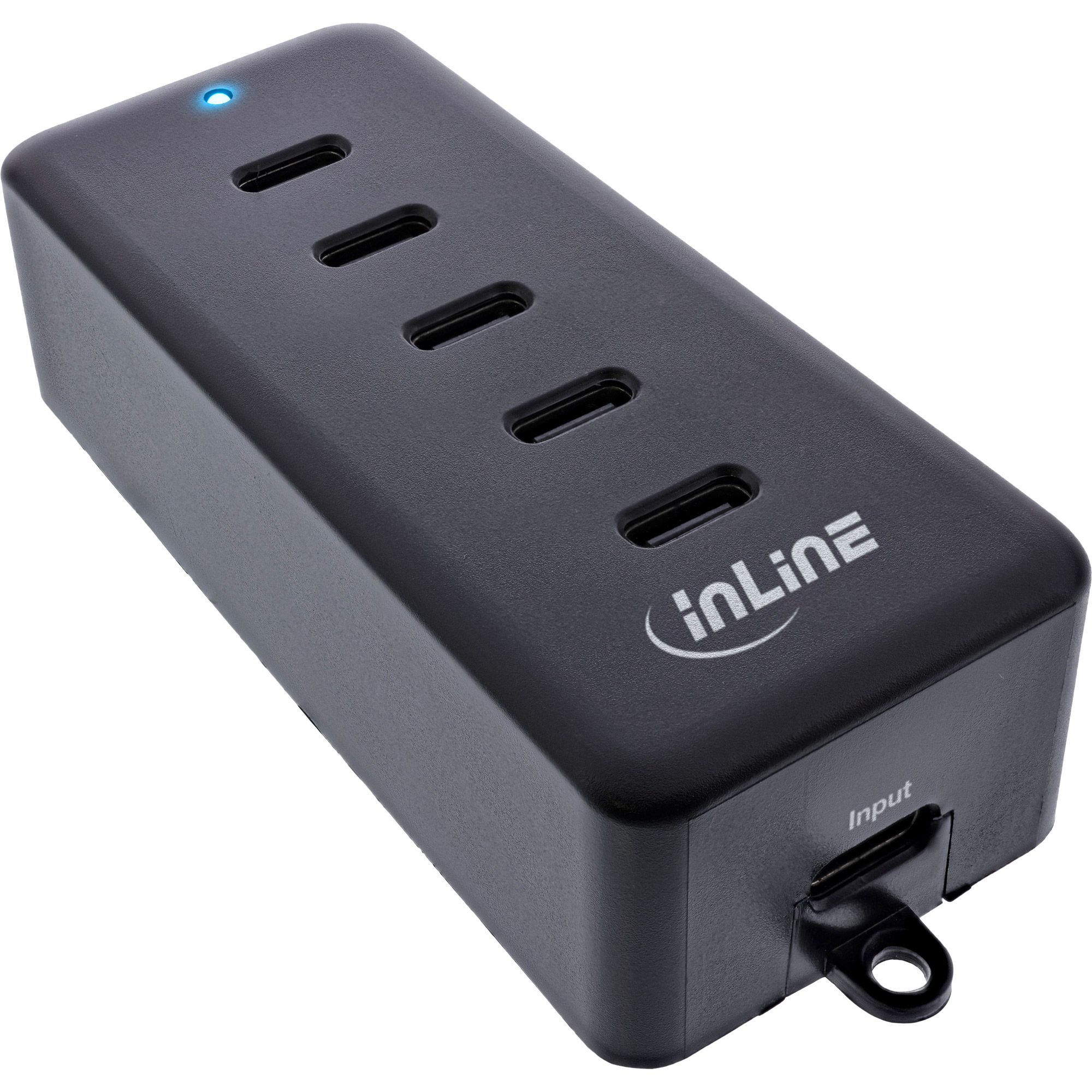 USB C Active-Hub 5-Port - USB 3.2 Typ C-Stecker > 5x USB C-Buchse max. 100W